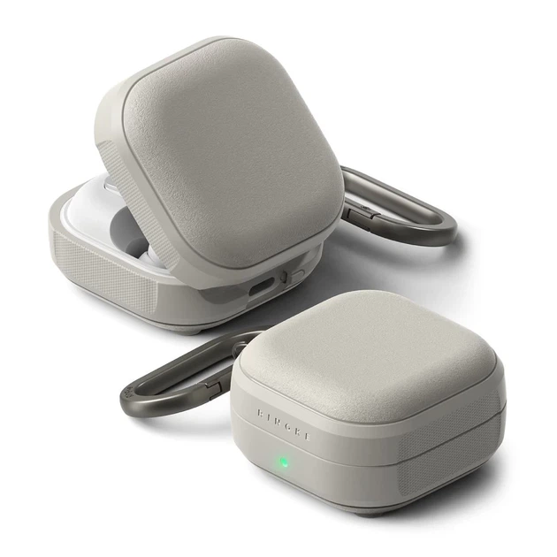 Чохол для навушників Ringke Onyx Magnetic для Samsung Galaxy Buds 4 / 4 Pro Warm Grey with MagSafe (8800328816817) - Фото 1 Чохол для навушників Ringke Onyx Magnetic для Samsung Galaxy Buds 4 / 4 Pro Warm Grey with MagSafe (8800328816817) - зображення 1