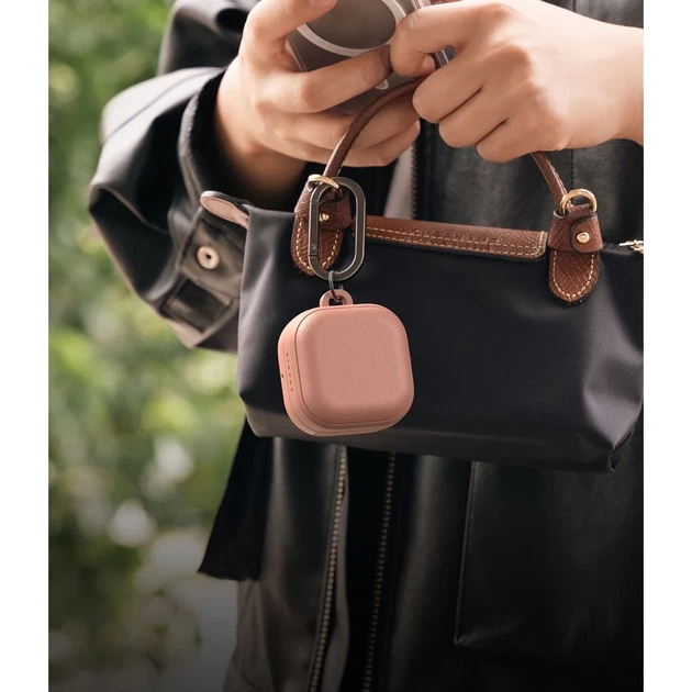 Чохол для навушників Ringke Onyx Magnetic для Samsung Galaxy Buds 4 / 4 Pro Constant Coral with MagSafe (8800328816824) - зображення 5