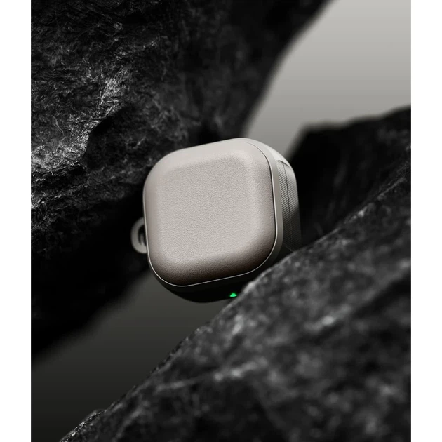 Чохол для навушників Ringke Onyx Magnetic для Samsung Galaxy Buds 4 / 4 Pro Warm Grey with MagSafe (8800328816817) - Фото 4 Чохол для навушників Ringke Onyx Magnetic для Samsung Galaxy Buds 4 / 4 Pro Warm Grey with MagSafe (8800328816817) - зображення 4