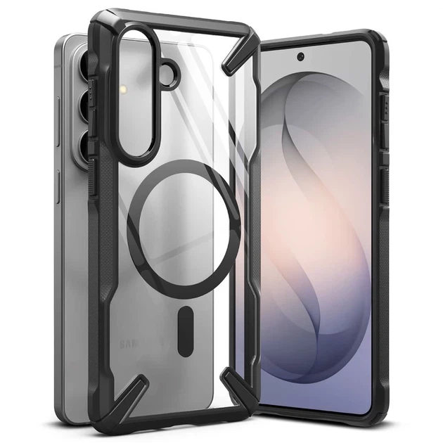 Чехол Ringke Fusion X Magnetic для Samsung Galaxy S26 Plus Black with MagSafe (8800328815186) - Фото 1 Чехол Ringke Fusion X Magnetic для Samsung Galaxy S26 Plus Black with MagSafe (8800328815186) - изображение 1