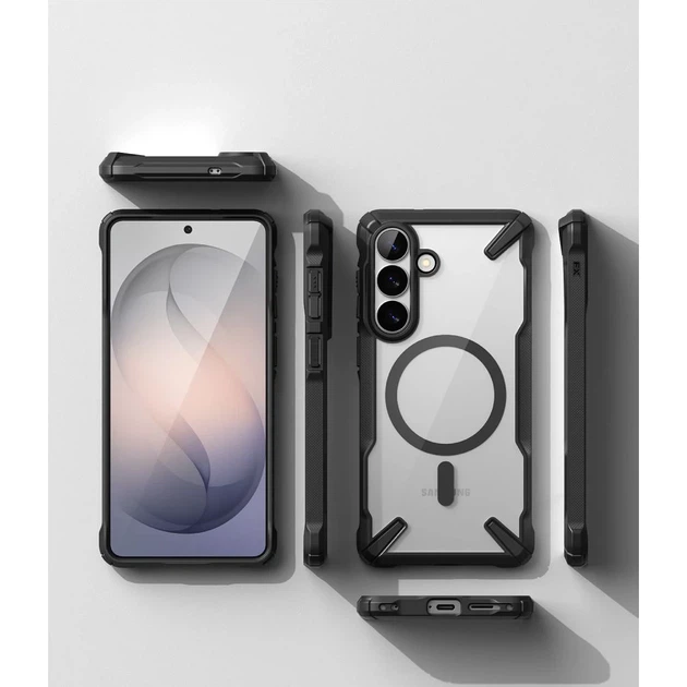 Чехол Ringke Fusion X Magnetic для Samsung Galaxy S26 Plus Black with MagSafe (8800328815186) - Фото 5 Чехол Ringke Fusion X Magnetic для Samsung Galaxy S26 Plus Black with MagSafe (8800328815186) - изображение 5