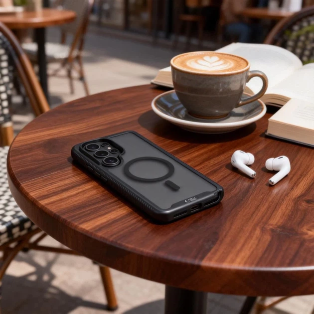 Чехол Tech-Protect Defense для Samsung Galaxy S26 Ultra Matte Black with MagSafe (5906302390236) - изображение 4