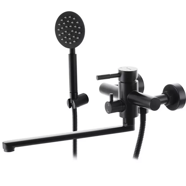 Смеситель для ванны WEZER EKO7A-01-BLACK - Фото 1 Смеситель для ванны WEZER EKO7A-01-BLACK - изображение 1