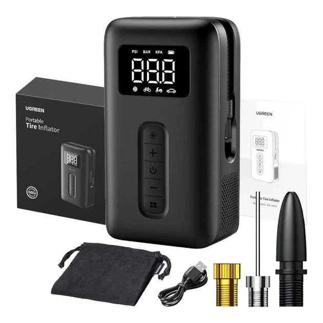 Автомобільний насос Ugreen 250 mAh Black (CRNL040001) (15951) - Фото 2 Автомобільний насос Ugreen 250 mAh Black (CRNL040001) (15951) - зображення 2