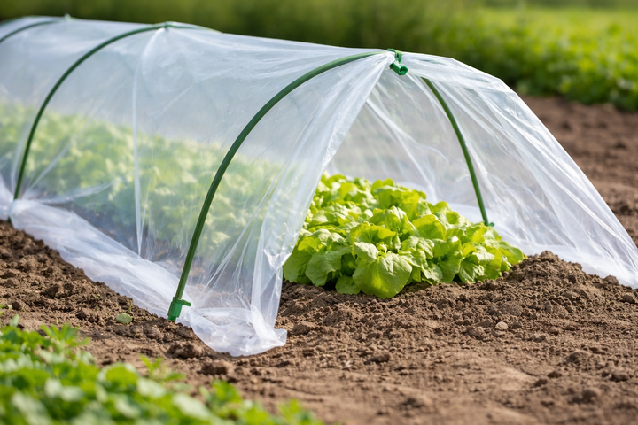 Садовая плёночная теплица 1.5x4 м Garden Line EVA5417 арочный туннель для растений парник для рассады овощей теплица для дачи и огорода фольгированный укрывной мини парник защита от ветра дождя солнца компактная складная теплица - изображение 7