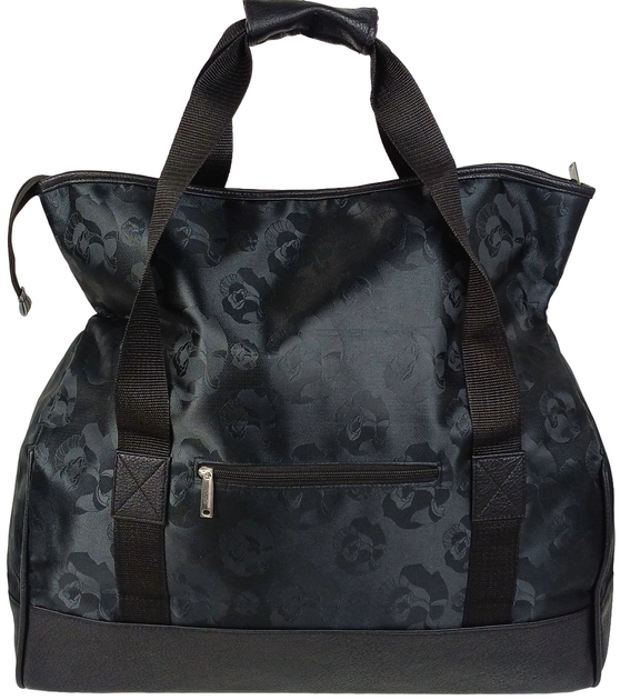 Дорожная Сумка Саквояж 25l Wallaby Черная С Розами (385526) - изображение 5