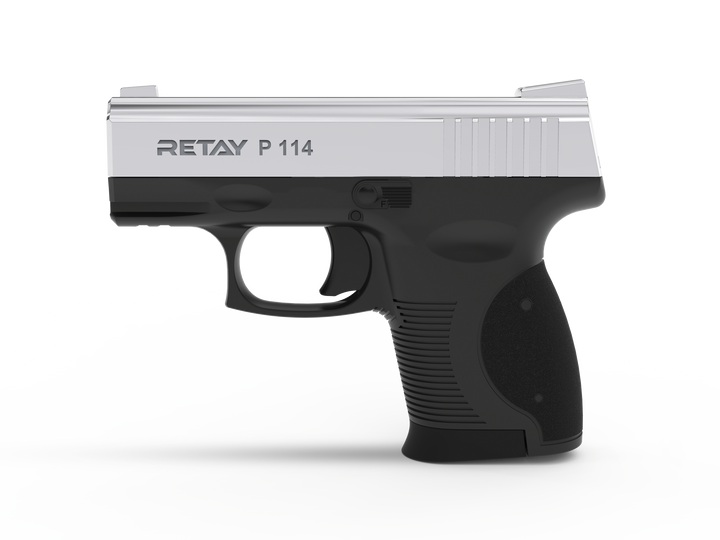 Пістолет стартовий Retay P114 Nickel - зображення 1