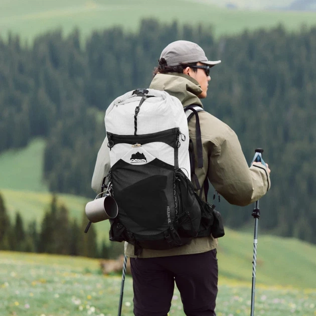 Рюкзак туристичний Naturehike Helium CNK2450XB016, 40 л, білий, L - зображення 7
