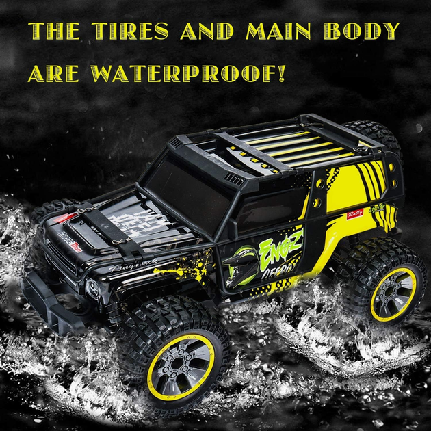 Радиоуправляемая машинка ENOZE 9204E 1:10 4WD на пульте управления до 45 км/ч, RC внедорожник, монстр-трак, вездеход, аккумулятор - изображение 6
