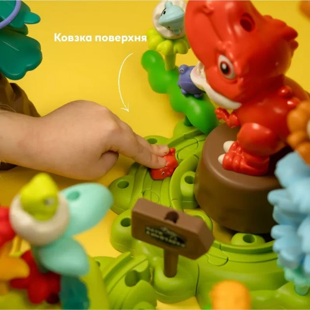 Игровой набор-конструктор OTAMANKO Flower Парк динозавров с эффектом холодного дыхания и игровыми фигурками 106 деталей (5320369) - изображение 5