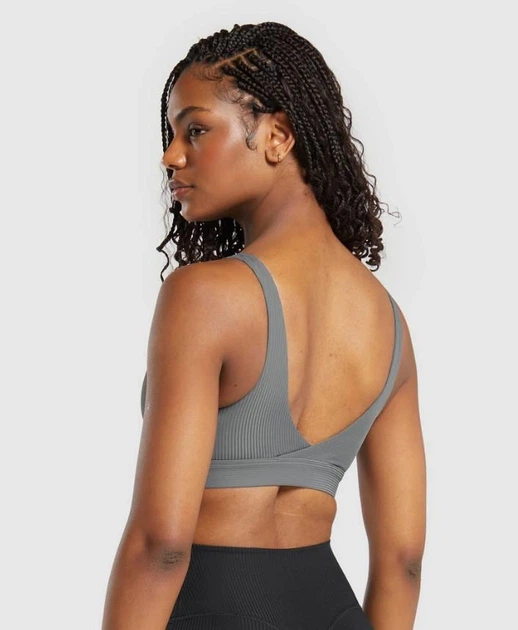 Спортивный топ для фитнеса женский Gymshark 194799 S Бордо (2200005144510) - Фото 2 Спортивный топ для фитнеса женский Gymshark 194799 S Бордо (2200005144510) - изображение 2