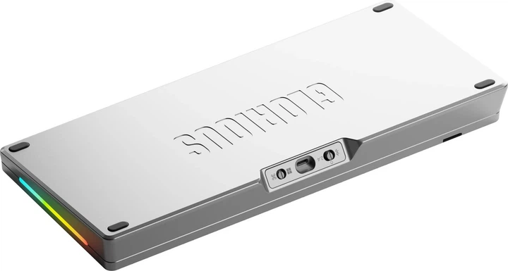 Klawiatura bezprzewodowa Glorious GMMK 3 Pro 75% Silver (GLO-KB-GMMK3-PRO-75-PB-FOX-WL-SIL-US) - obraz 4