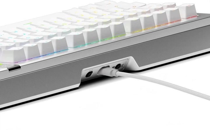 Klawiatura przewodowa Glorious GMMK 3 Pro 75% Silver (GLO-KB-GMMK3-PRO-75-PB-FOX-W-SIL-US) - obraz 3