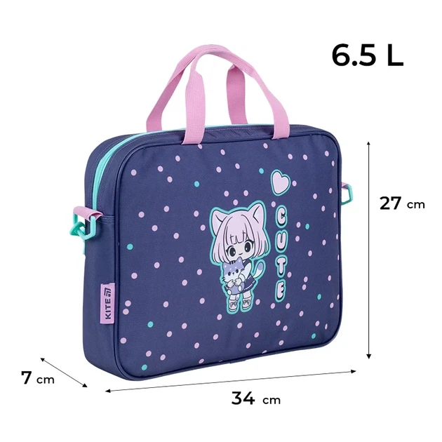 Школьная текстильная сумка Kite Be Friends K26-589-1 - Фото 1 Школьная текстильная сумка Kite Be Friends K26-589-1 - изображение 1