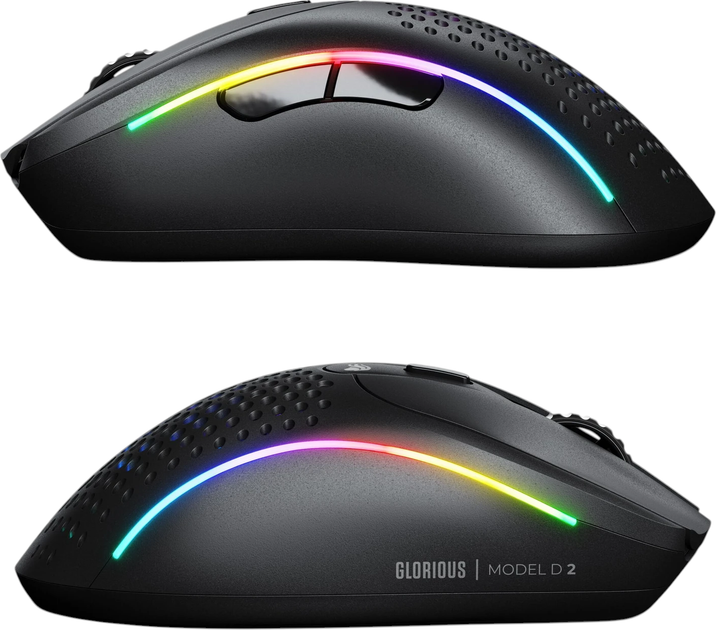 Mysz Glorious Model D 2 Wireless Black (GLO-MS-DWV2-MB) - obraz 4