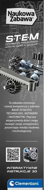  Конструктор Clementoni Лабораторія механіки Надзвуковий автомобіль 50439 (8005125504398) - зображення 4