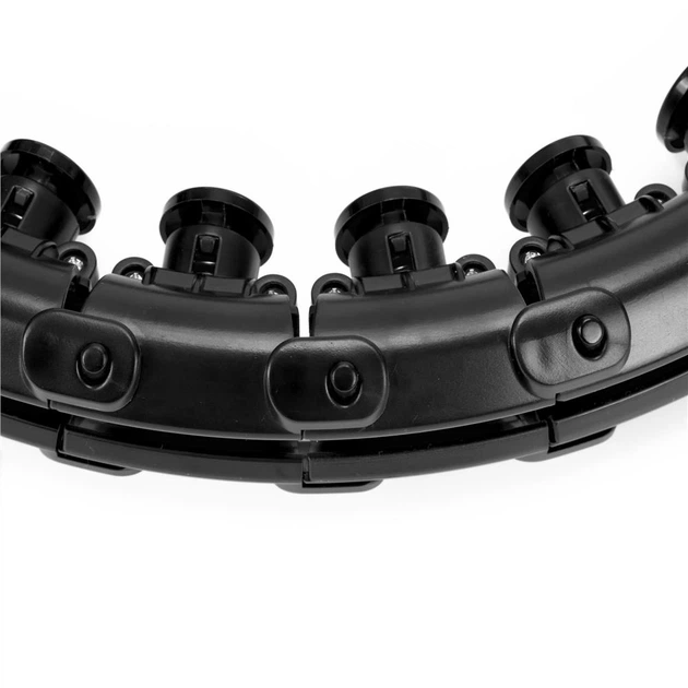 Hula-hop Actiget Z obciążeniem Czarny (5908455309585) - obraz 8