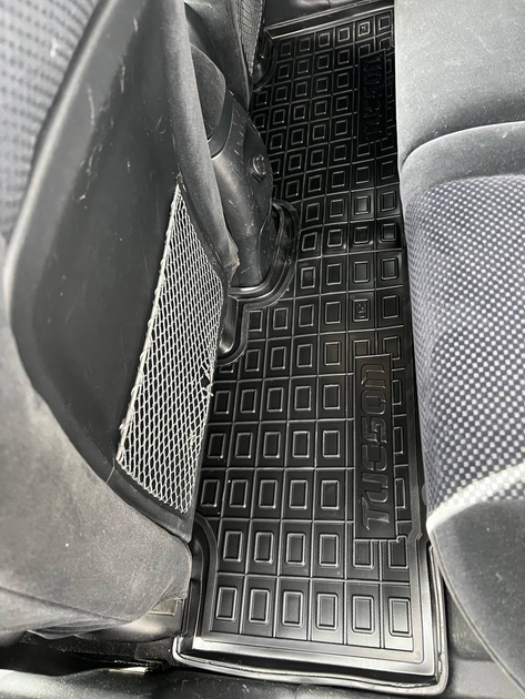 Коврики в салон для Hyundai Tucson 2003-2009 / Хюндай Туксон, Avto-Gumm, Чёрные - изображение 6