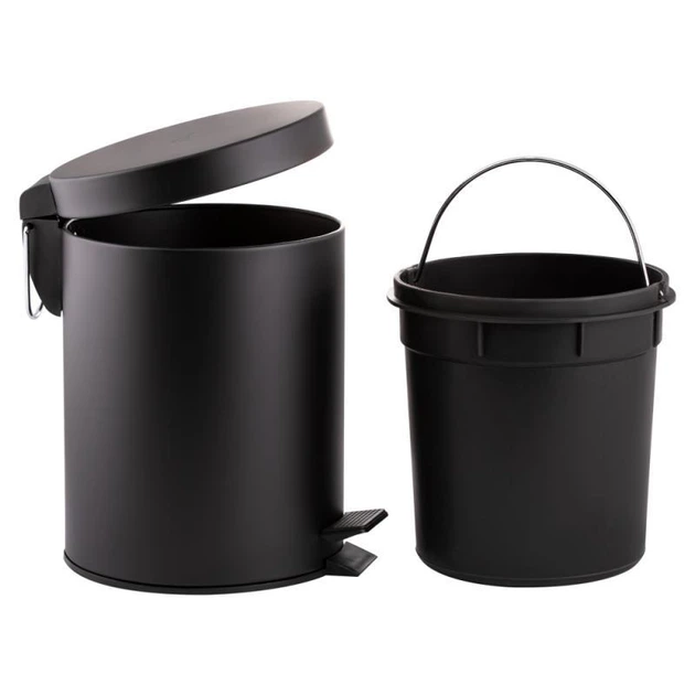 Ведро для мусора Qtap Liberty 5 л QTLIBBLM1149 Black - изображение 3