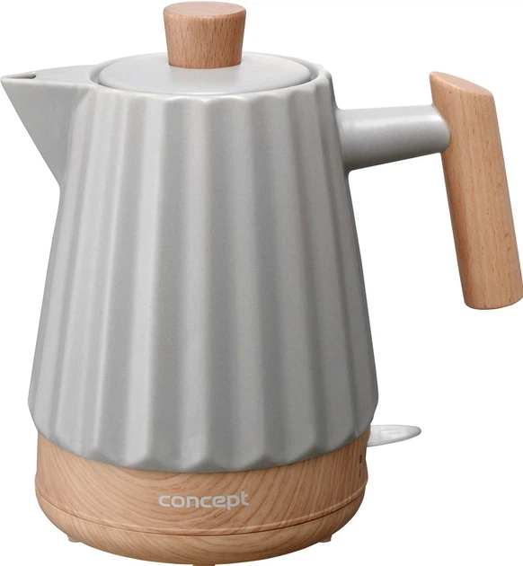 Czajnik elektryczny Concept Birdy RK0091 Jasnoszary - obraz 1