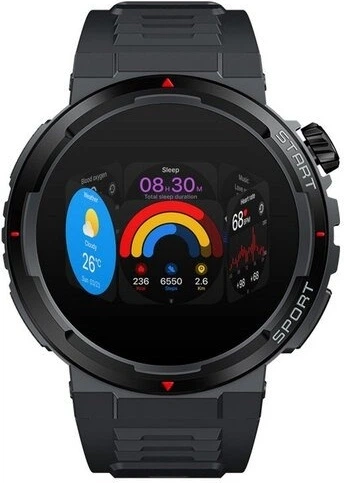 Smartwatch Zeblaze Ares 3 Plus Lava Black (6946639813212) - obraz 2