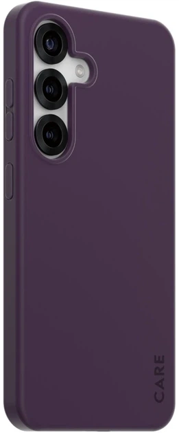 Etui CARE by PanzerGlass Fashionable Case do Samsung Galaxy S25 Plum Purple (5715685016394) - obraz 2