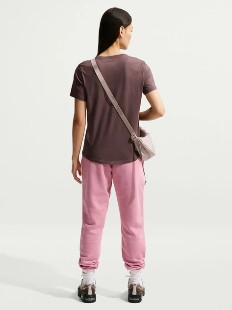 Футболка бавовняна жіноча Nike W Nsw Club Ss Tee DX7902-502 S Коричнева (198726214112) - зображення 4