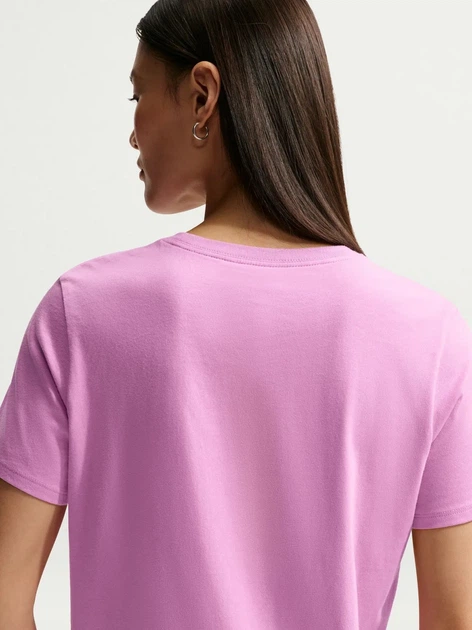 Футболка бавовняна жіноча Nike W Nsw Club Ss Tee DX7902-503 S Рожева (198726194520) - зображення 6