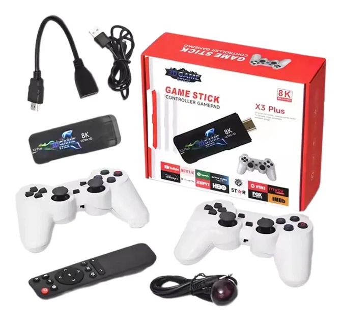Игровая приставка Game Stick X3 Plus - Фото 1 Игровая приставка Game Stick X3 Plus - изображение 1