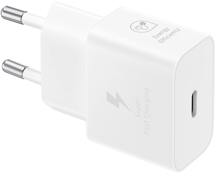 Мережевий зарядний пристрій Samsung T2510 Type-C Adapter 25W White (8806094912081) - зображення 2