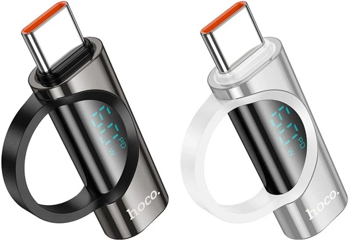 Adapter USB C To Lightning — Hoco UA32A — Black (781907) - изображение 4