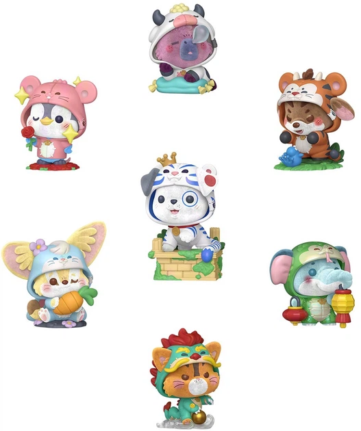 Zestaw figurek Funko POP! Premium Blind Box: KiguZoomies 10.2 cm 6 szt 93729 (889698937290) - obraz 2