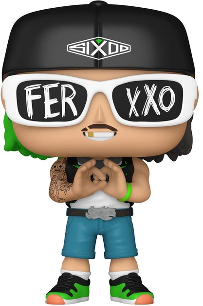Фігурка Funko Pop! Rocks: Ferxxo 483 Ferxxo Glows In The Dark 91627 (889698916271) - зображення 2