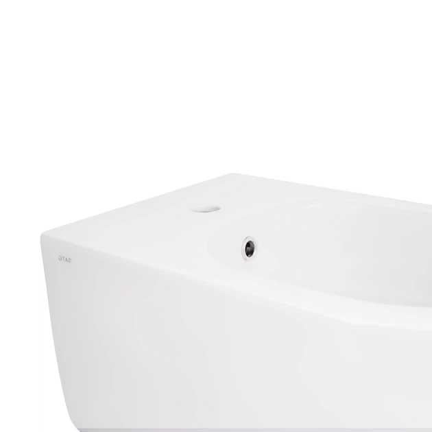Биде подвесное Qtap Taurus 515×360×295 мм, White QTTAU28W49118 - изображение 5