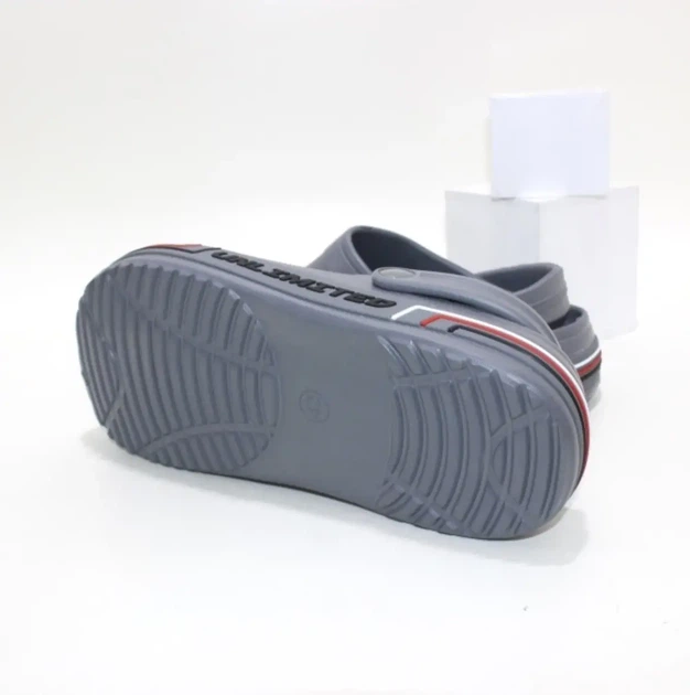 Кроксы мужские Unlimited Серые 45 CRX-GRY-M-3 - изображение 4