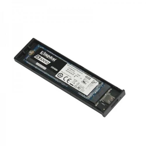 Кишеня зовнішня AgeStar, Black, M.2, USB 3.2 Gen2, 1xM.2 NVMe / SATA, формат 2230/2242/2260/2280, алюмінієвий корпус (31UBVS6C) - зображення 3