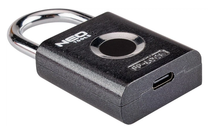 Inteligentna kłódka na odcisk palca NEO Tools 85-000 (5906692018437) - obraz 4