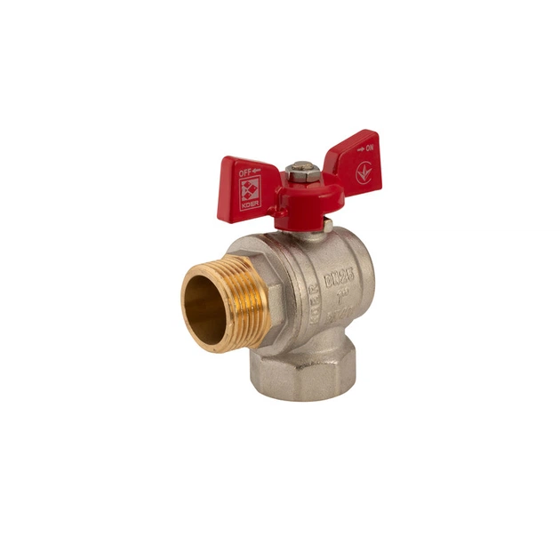 Кран шаровой Koer 1" ГШМ угловой (KR.208) (KR2807) - изображение 3