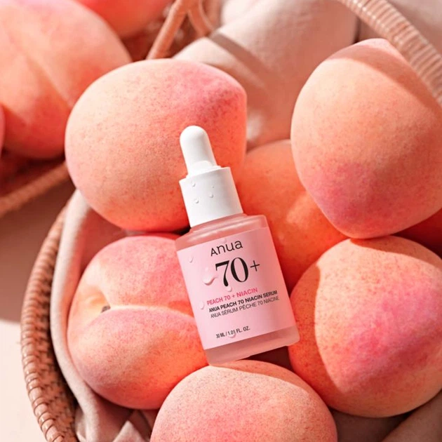 Сыворотка для лица Anua Peach 70% Niacin Serum с ниацинамидом, 30 мл 8809640733550 - изображение 4