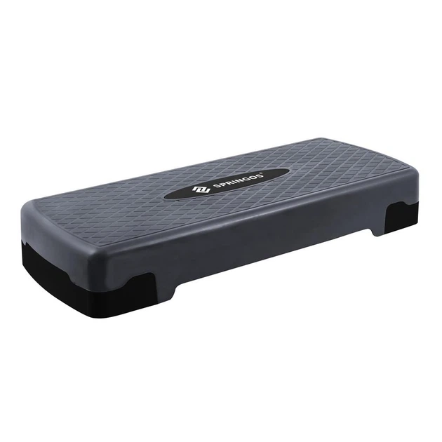 Степ для аеробіки Springos Чорно-сірий (5907719409337) - зображення 2