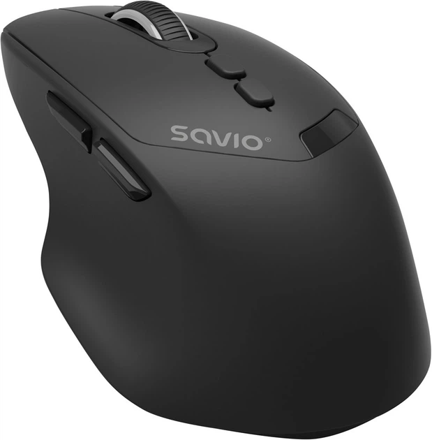 Mysz Savio MB-06 Ergonomic Wireless Black (SAVMB-06) - obraz 2