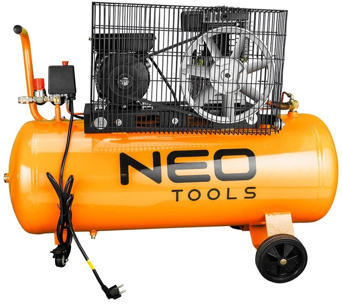 Масляний компресор NEO Tools 100 л 230 В 12K030-1 (5907558479645) - зображення 2