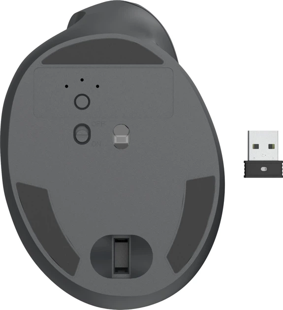 Миша Hama Vertical Ergonomic EWM-500 left-handed Wireless Black (4047443537485) - зображення 5