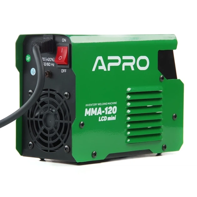 Сварочный аппарат инверторный MMA-120 LCD mini APRO - Фото 7 Сварочный аппарат инверторный MMA-120 LCD mini APRO - изображение 7