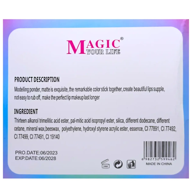 Блиск для губ зволожувальний Magic Lip Gloss LC946 (6 шт.) - зображення 4