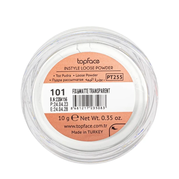 Пудра для лица рассыпчатая TopFace INSTYLE Perfective Loose РТ255, 105 Розовая - изображение 5