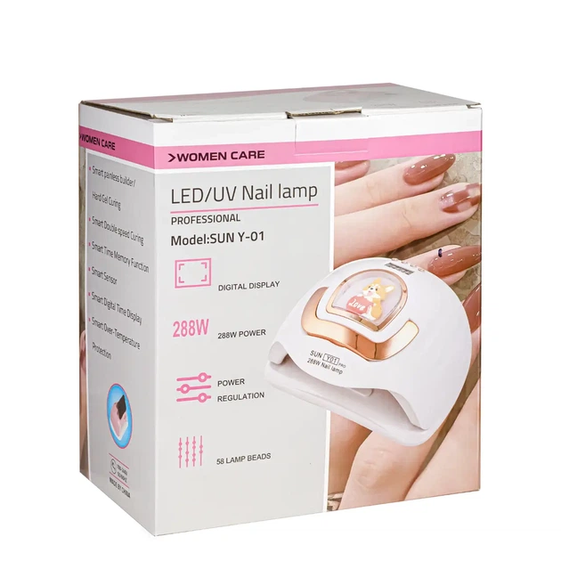 Лампа для гель-лаку професійна SUN Y-01 PRO UV+LED 288 Вт - зображення 5