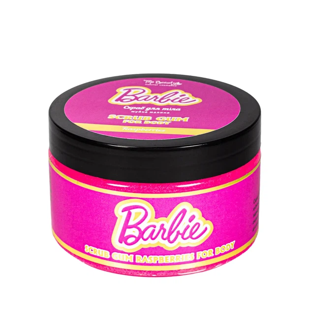 Cкраб жвачка для тела Top Beauty Barbie с ароматом малины - изображение 4