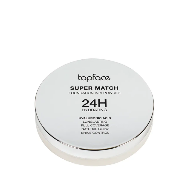 Пудра для лица topface Super Match Foundation компактная увлажняющая 10 г (PT269), 08 Tan Natural/Натуральный загар - изображение 2
