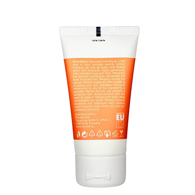 Сонцезахисний крем для обличчя SPF 50+ для жирної шкіри Revuele UVA/UVB 50 мл - Фото 2 Сонцезахисний крем для обличчя SPF 50+ для жирної шкіри Revuele UVA/UVB 50 мл - зображення 2